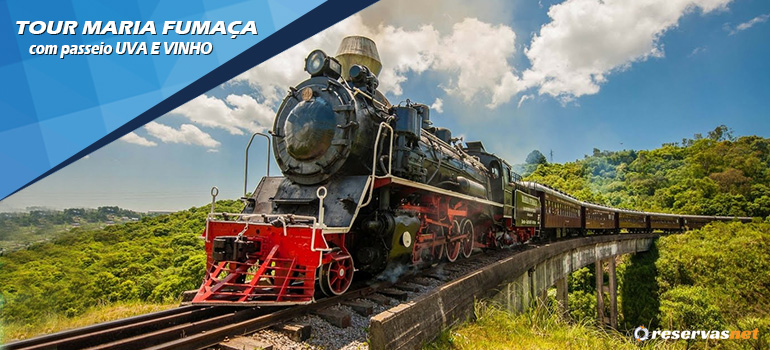 Banner home passeio trem em gramado
