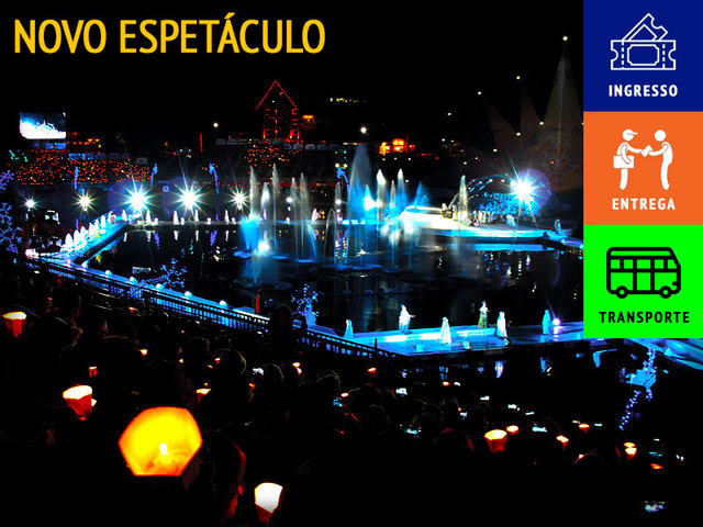 Show Illumination (no lago) em Gramado RS